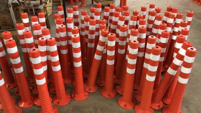 春季駐車場標識 道路安全 柔軟性のあるPU螺栓糸 駐車場標識 11