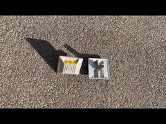 ROADSAFE 100*100*20/90mm LOGO カスタムアルミニウムロードスタッド 高品質ロードストーン 安全反射 C