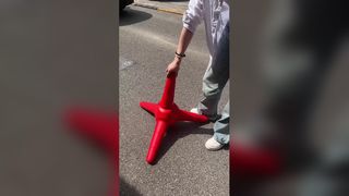 交通安全のための60cm PVCトラフィックコーン