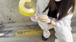 耐久性のある道路標識テープの簡単な取り付けガイド